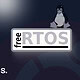 Logo FreeRTOS con TUX de fondo
